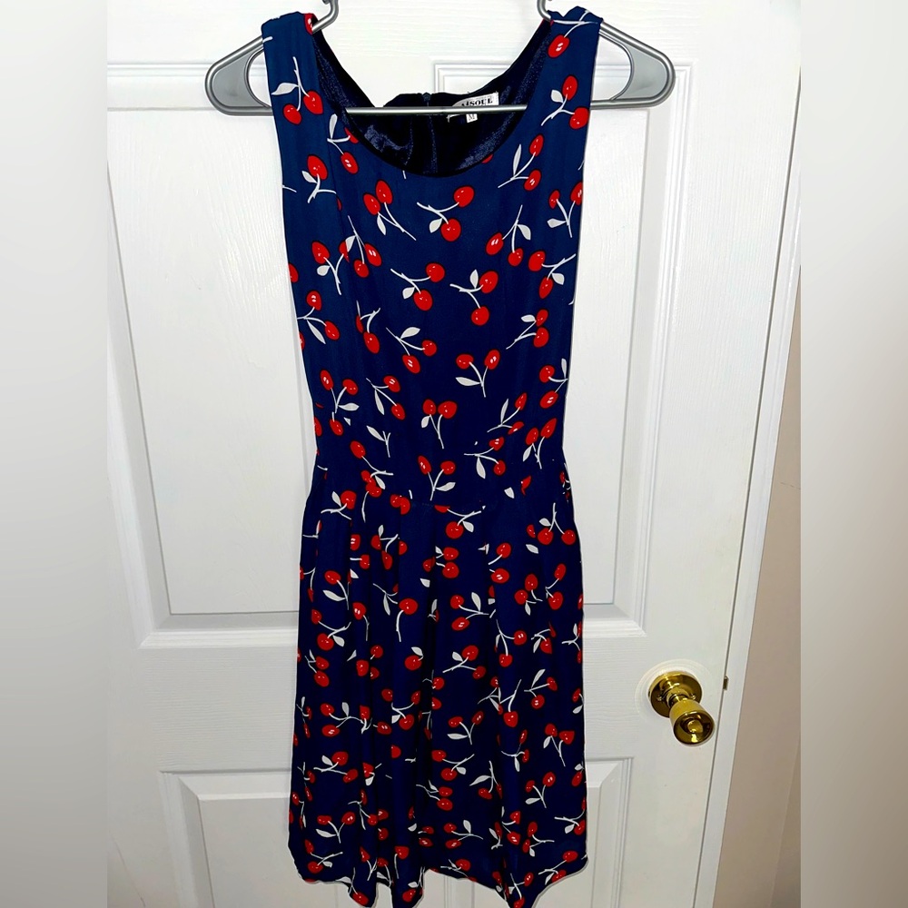 LA Soul Midi Sundress with Cherry Design